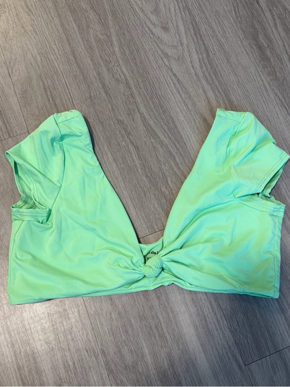 Dippin' Daisy's Neon Mint Knot Bikini Top